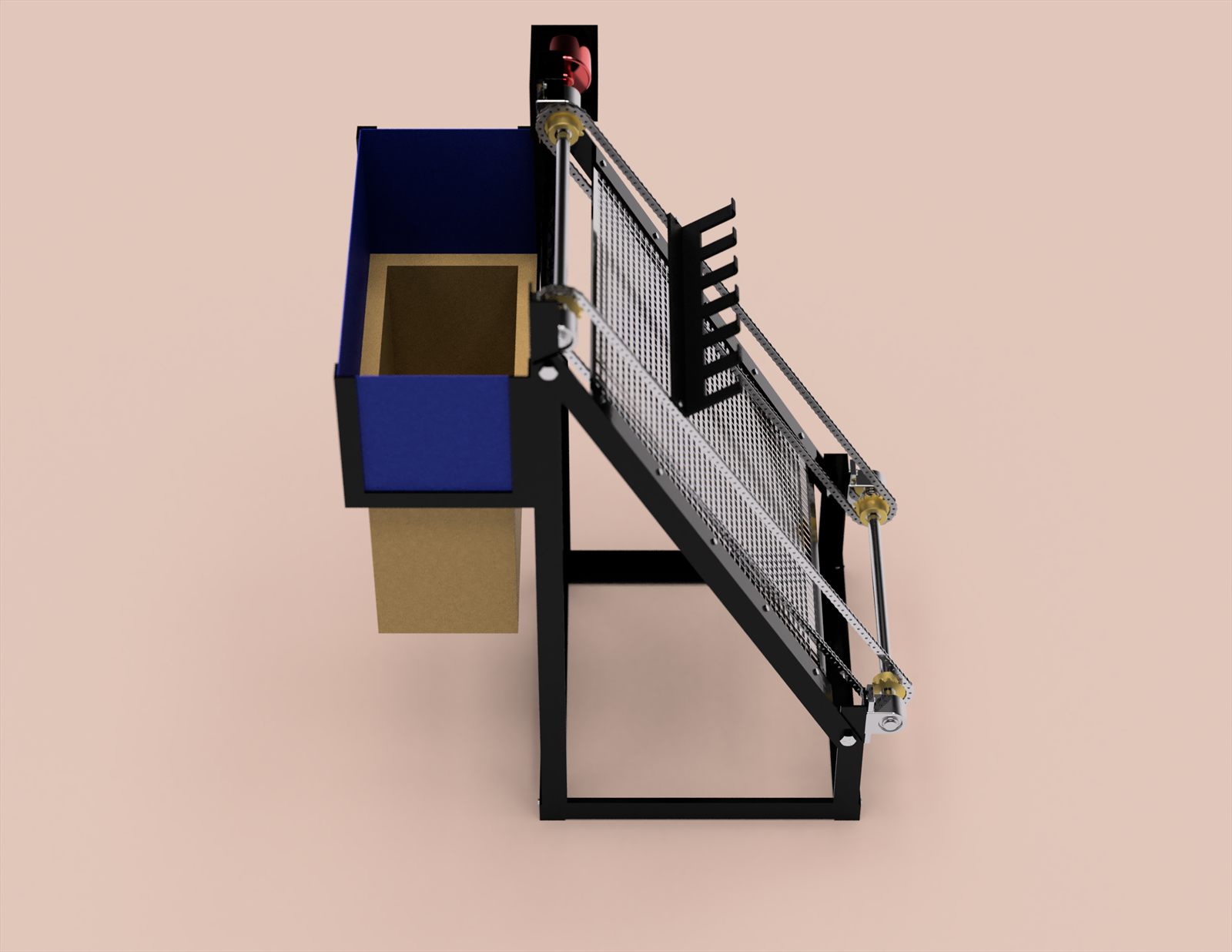 Automatic gutter cleaner render