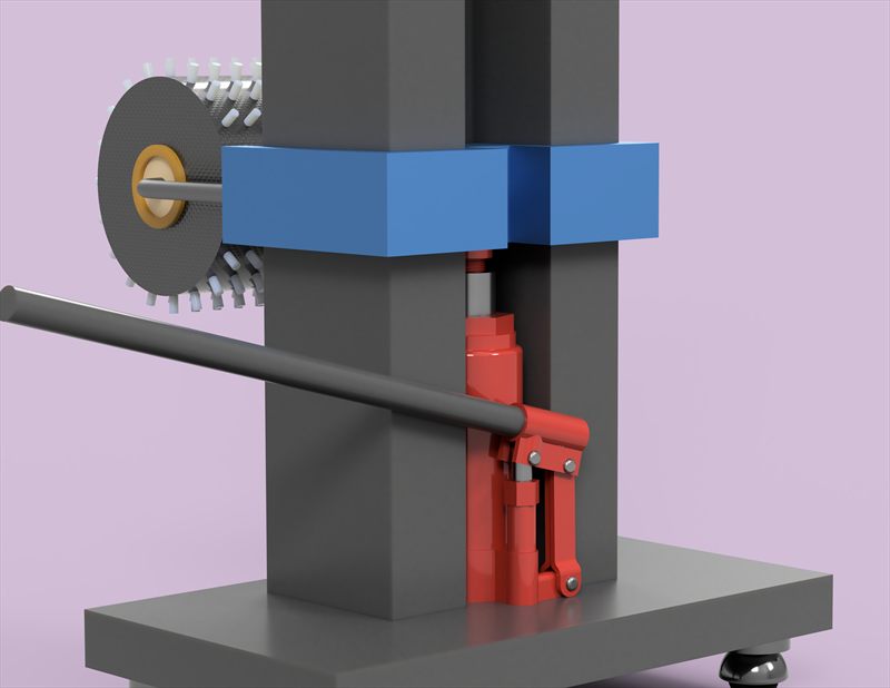 Mechanical painter render